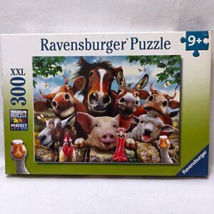 Ravensburger Say Cheese 300 XXL Puzzle Farm Animal Selfie Horse Cow Pig Goat NEW